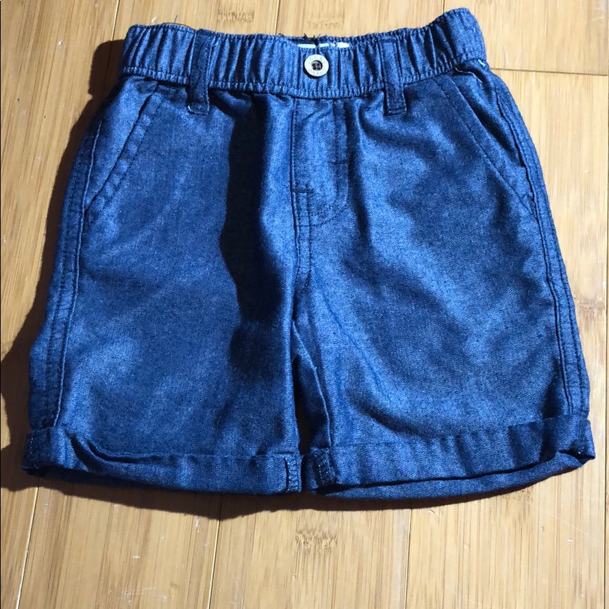 Lucky Brand Cuffed Denim Shorts Blue 18m